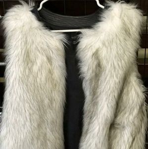 Faux fur vest